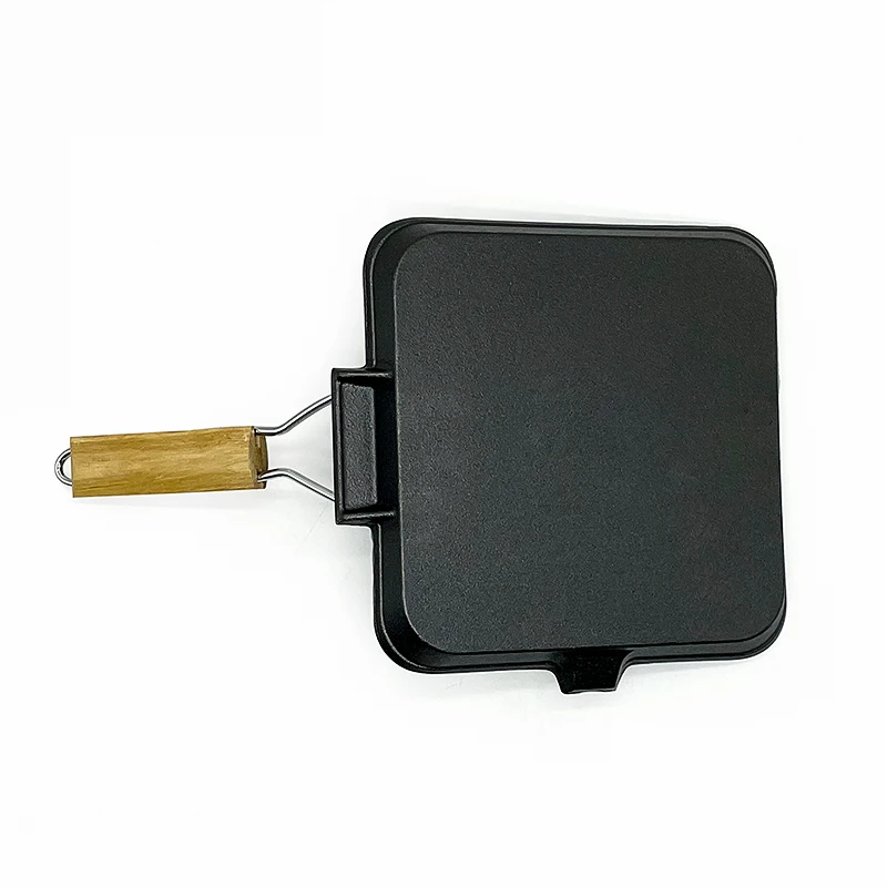 Hot Selling Preseasoned Cast Iron Grill Pan Non-Stick Coating Square Bbq Baking Pan