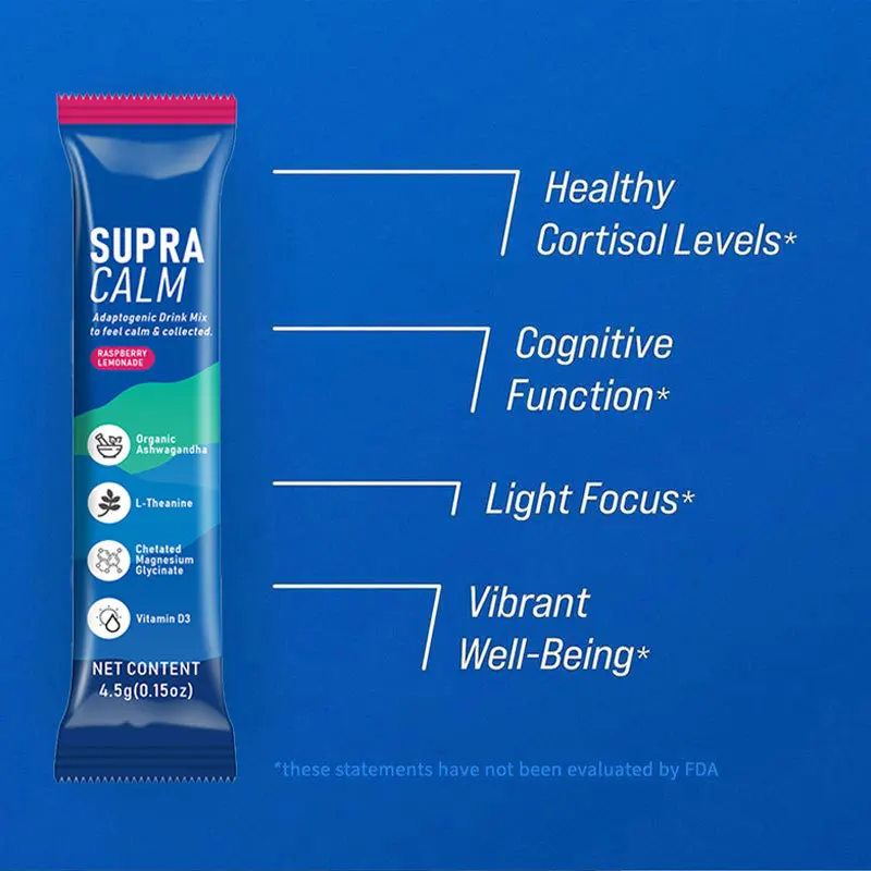 OEM Wholesale Supercalm Magnesium Calm Powder Electrolyte Mix Powder Drink