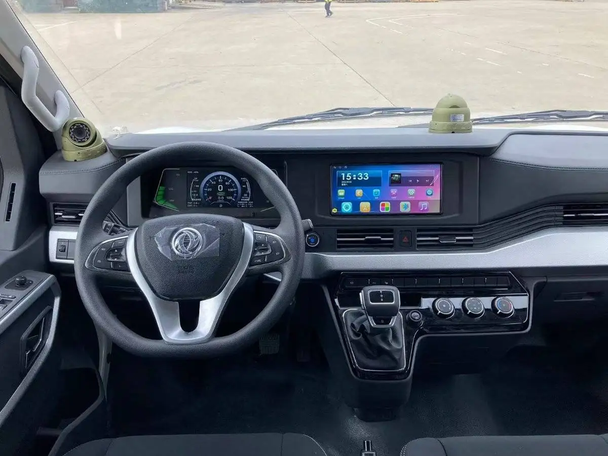 30% Deposit of Brand New Made in China by Dongfeng Yufeng V9E Affordable 4x2 550km Range EV Cargo Van Shuttle EV Bus on Sale