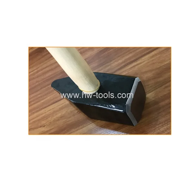 broken stone hammer 3kg 4kg 5kg 6kg 8kg with wooden handle