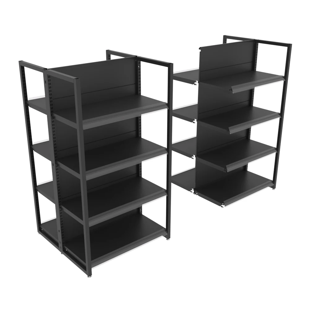 customized gandola shelves supermarkets shelving  rack heavy duty