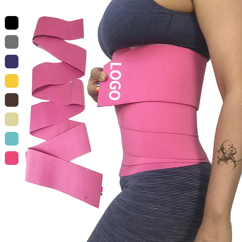 OEM ODM service women sports waist trainer wrap belt high compression belly fat corset weight loss waist trimmer