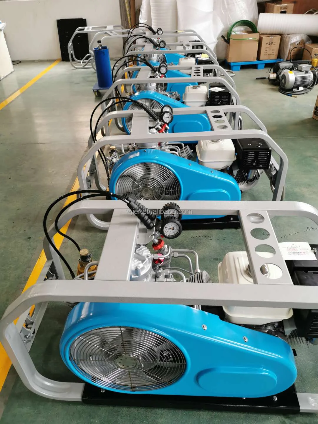 7.5kw 8.8KW 225/330bar wjier бренд небольшой воздушный компрессор высокого давления WDV 300A с 300L