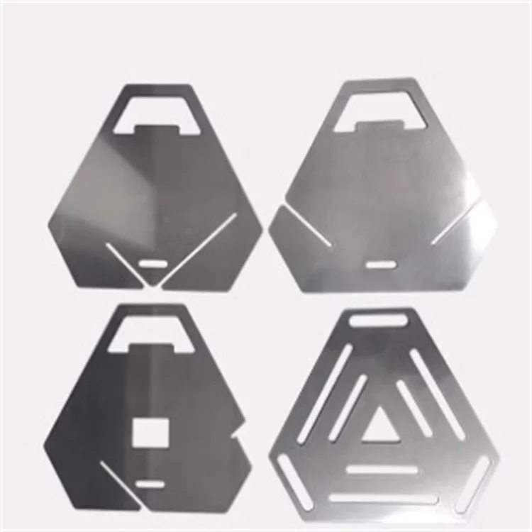 Portable Outdoor Camping 304 Stainless Steel Smokeless Wood Burning Bonfire Fire Pit with Cloth Bag