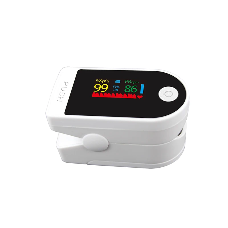 Fingertip Pulse Oximete Blood Oxygen Sensor SpO2 Portable and Lightweight with TFT Display for Children and Adult