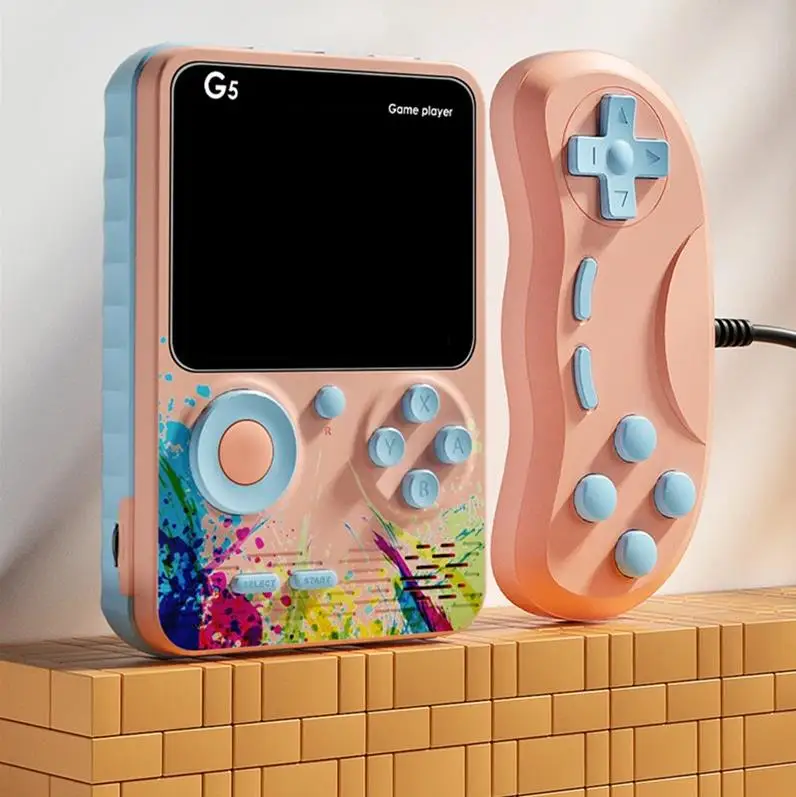 ELVEN-Games G5 Handheld Game Player 500 in 1 Classic Game Consoles Color Screen Retro With 3.0 inch Screen