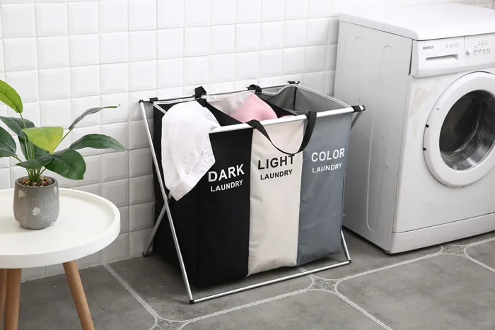 High Quality Waterproof Portable Folding Collapsible Bathroom Bag Dirty Cloth Storage Hamper Laundry Basket