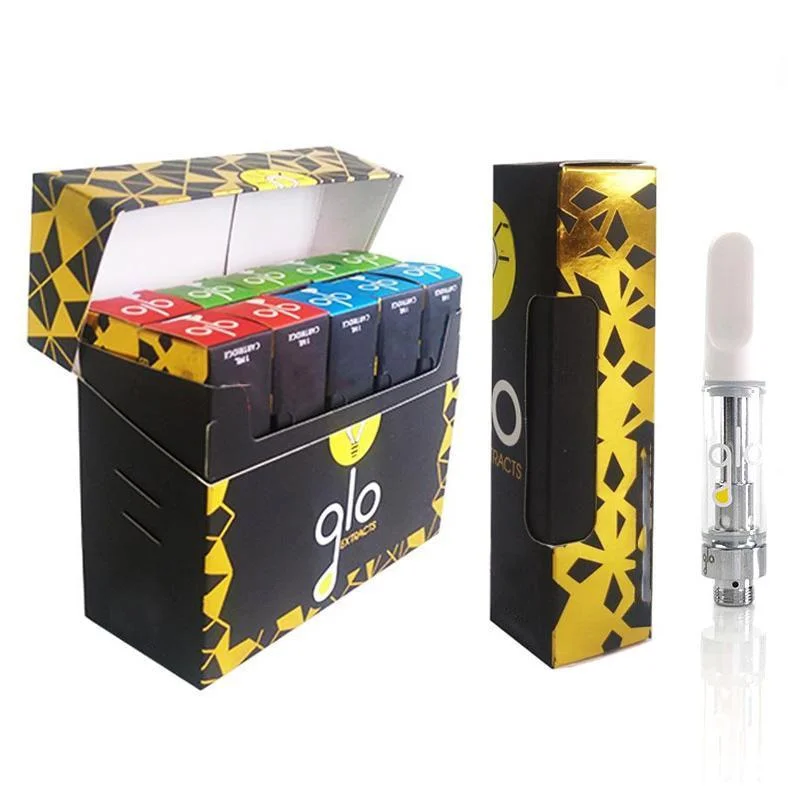 Vapeyoung 1 мл Cbd 510 пустая одноразовая электронная сигарета в виде ручки картридж для электронных сигарет с дисплеем glo cbd