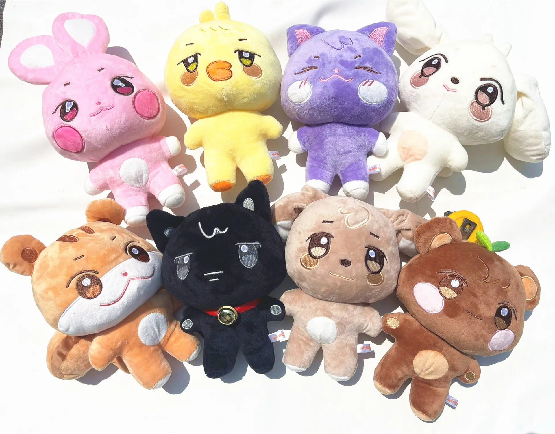 ATEEZ Hongjoong Seonghwa Yunho Yeosang SAN ANITEEZ Pop Up Plush Cartoon Doll Keychain SANdeoki DDEONGbyeoli Keyring