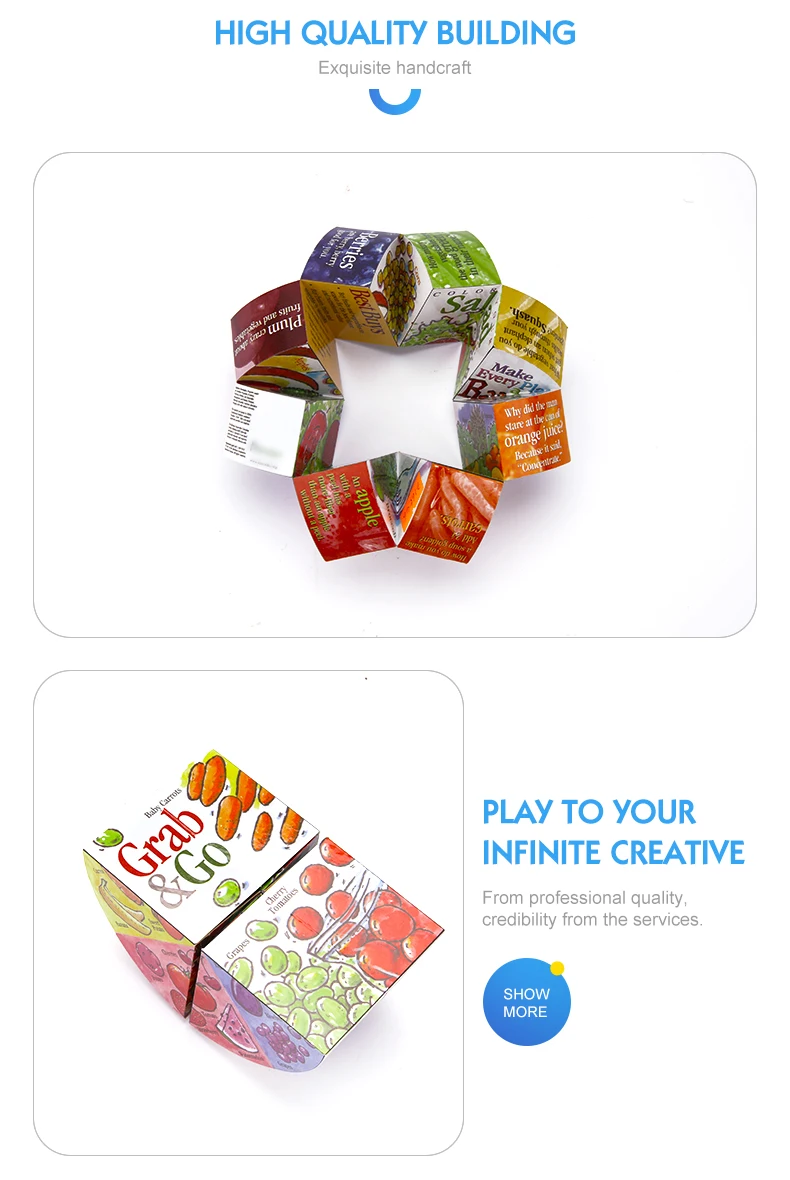 Folding infinite children toy magic folding cubes promotional gift set round magic puzzle cube