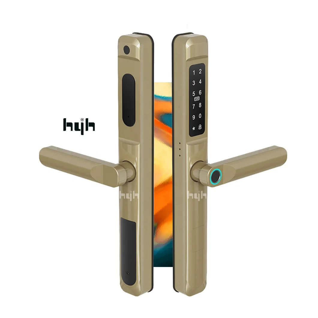 Guangdong-hyh Hardware Factory Price Digital Fingerprint Tuya APP Wifi Smart Lock For Entry Doors
