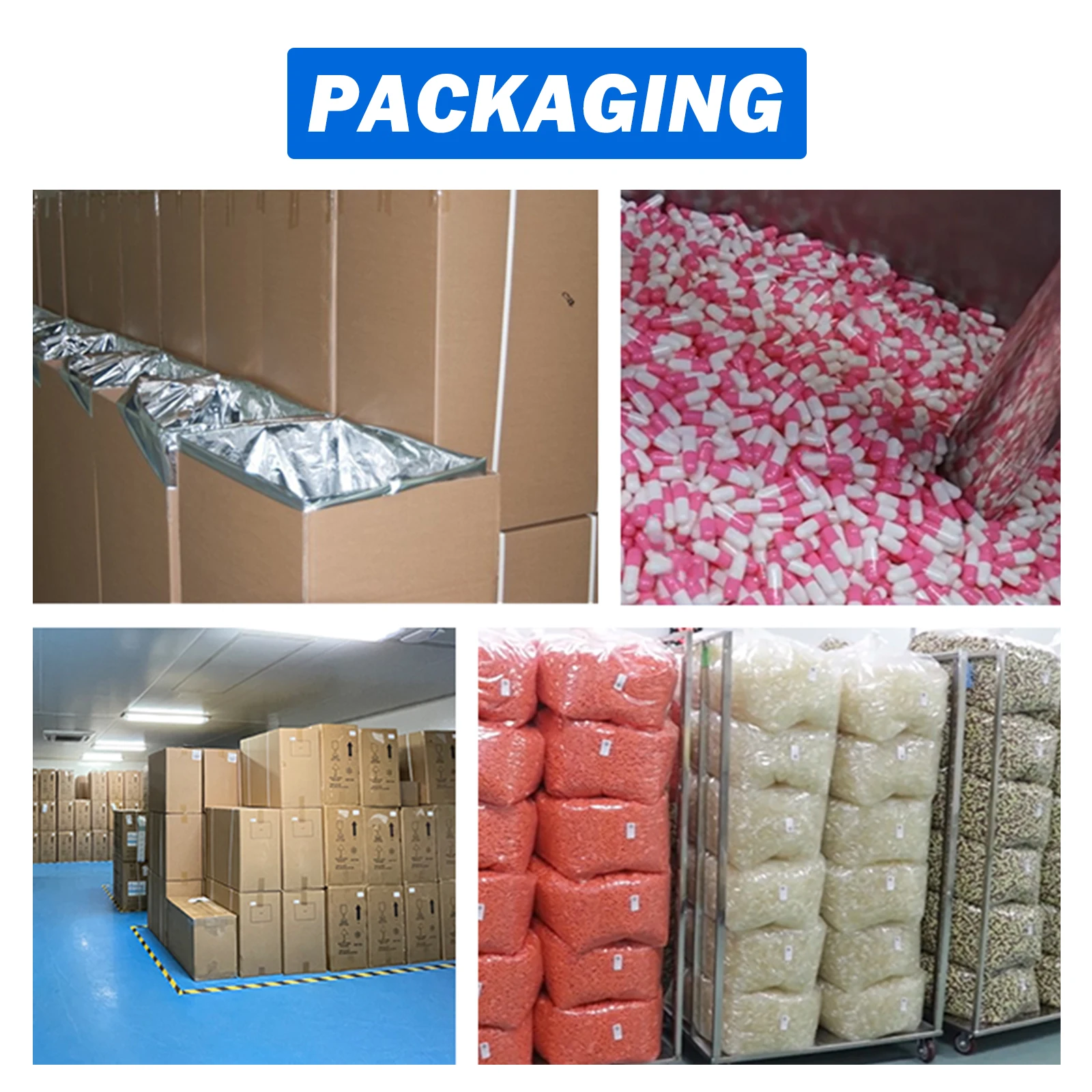 Sky Blue Ocean Blue White Empty Gelatin Capsules High Quality Bovine Bone Empty Gel Custom Size 000 00 0 1 2 3 4 5