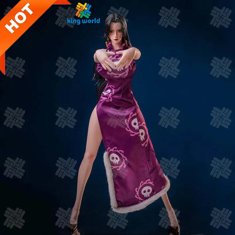 New 2024 Boa Hancock Silicone Modle Soft Feel Anime Action Figures Body Sexy Real Doll Girl Modle Toy Anime Action Figures
