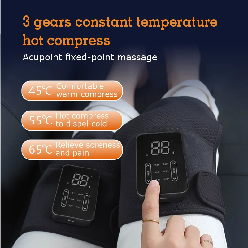 Air Compression And Vibrating Arthritis Electric Wireless Infrared Joint Knee Massager Machine With Heat