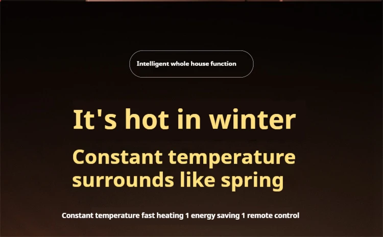 New Product Small Electric Space Heater Ceramic Space Heater Portable Heater Fan for Office Overheat Protection