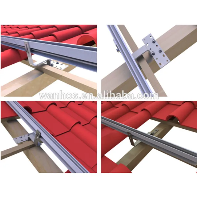 Roof Hook For Solar Photovoltaic Mounting Systems A2 Solar PV Tile  Roof Brackets
