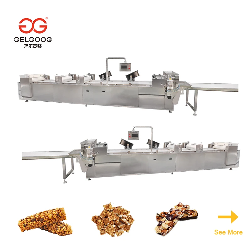 200-800Kg/H Automatic Cereal Tahini Candy Maker Machines Halva Fruit Bar Making Machine
