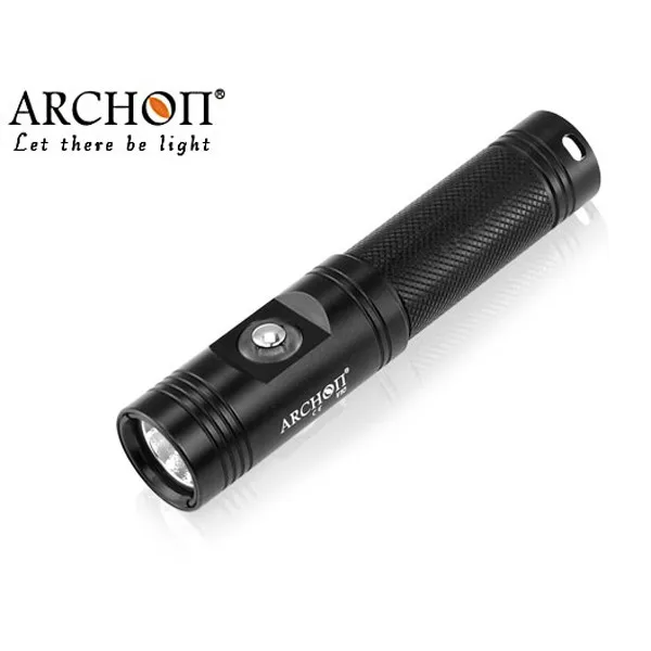 Mini led underwater lighting waterproof police flashlight back up dive light