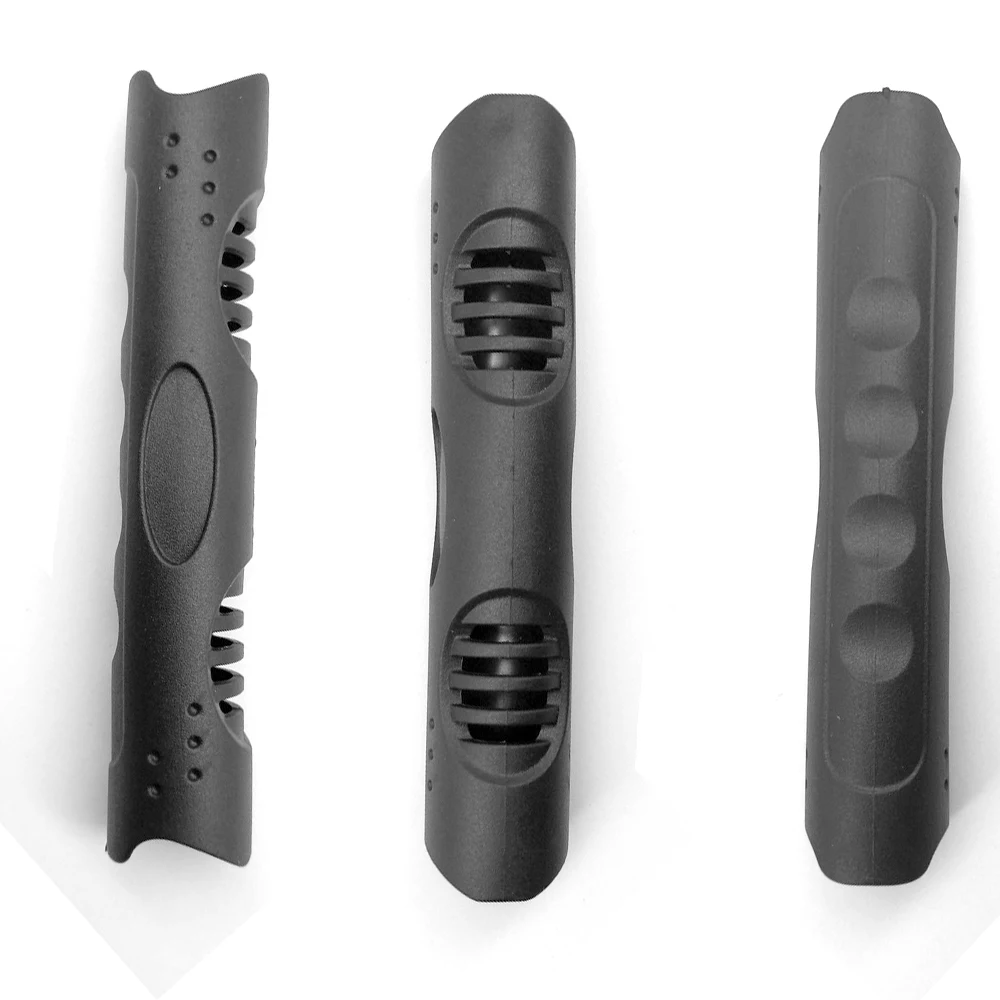 Wholesale PVC Black Plastic Luggage Handle Grip Plastic Molded Rubber Tool Handles for Backpack
