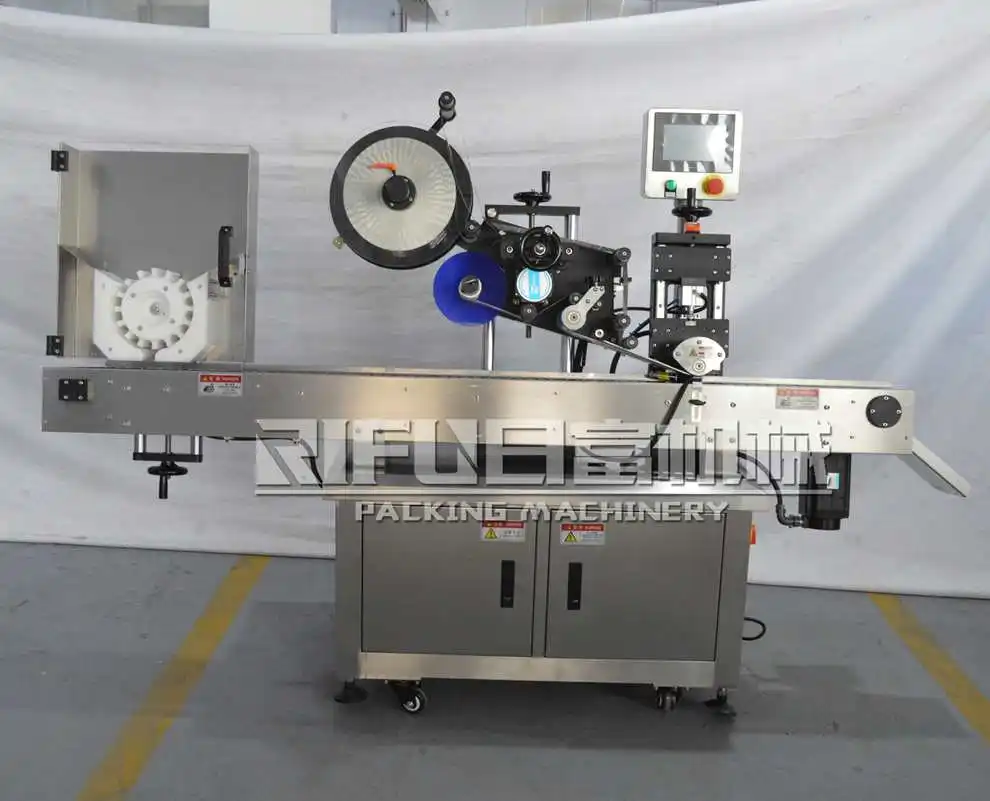 Automatic 10ml 20ml 30ml 50ml small bottle blood testing hoses, solid glue, pen, lipstick slelf adhesive labeling machine