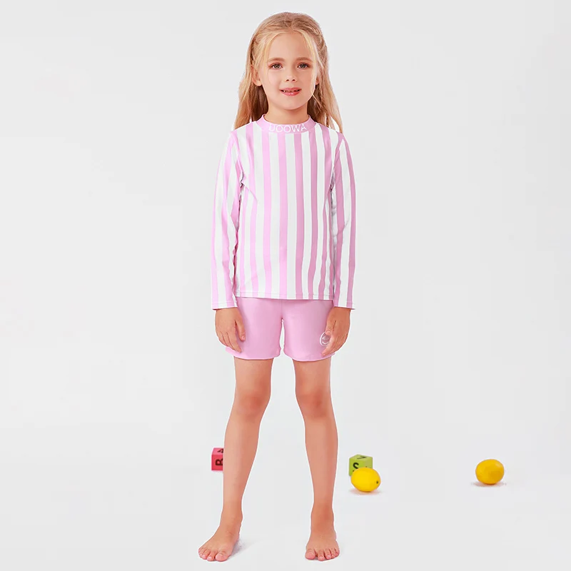 UOOWA toddler girl baby clothing  long sleeve  kids little baby girl swimsuit children swimwear & beachwear