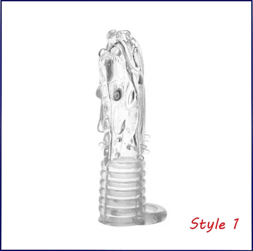 Adult Sex Toys For Men Crystal Condoms,Penis Extensions,Penis Sleeves Extend Sleeve Sex Toys Sex Product for Male