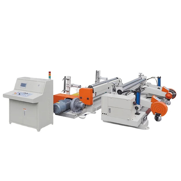 High speed automatic paper slitter rewinder jumbo paper roll cutting machine