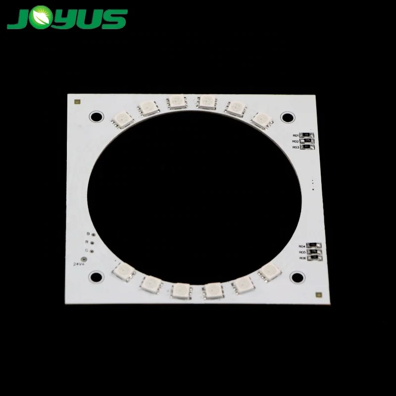 Rgb 24 В smd5050 светодиодный модуль цветной свет квадратной формы 85*85 мм 12 светодиодов для потолочного светильника индивидуальный продукт