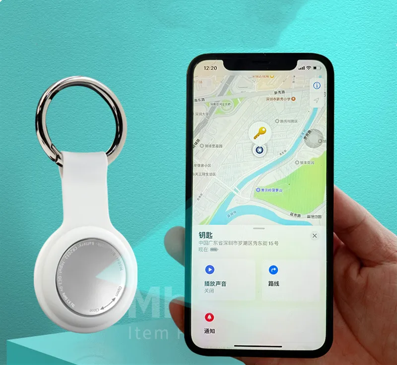 Universal anti-lost device alarm wallet key smart gps locator pet dog child tag tracker  finder for apple