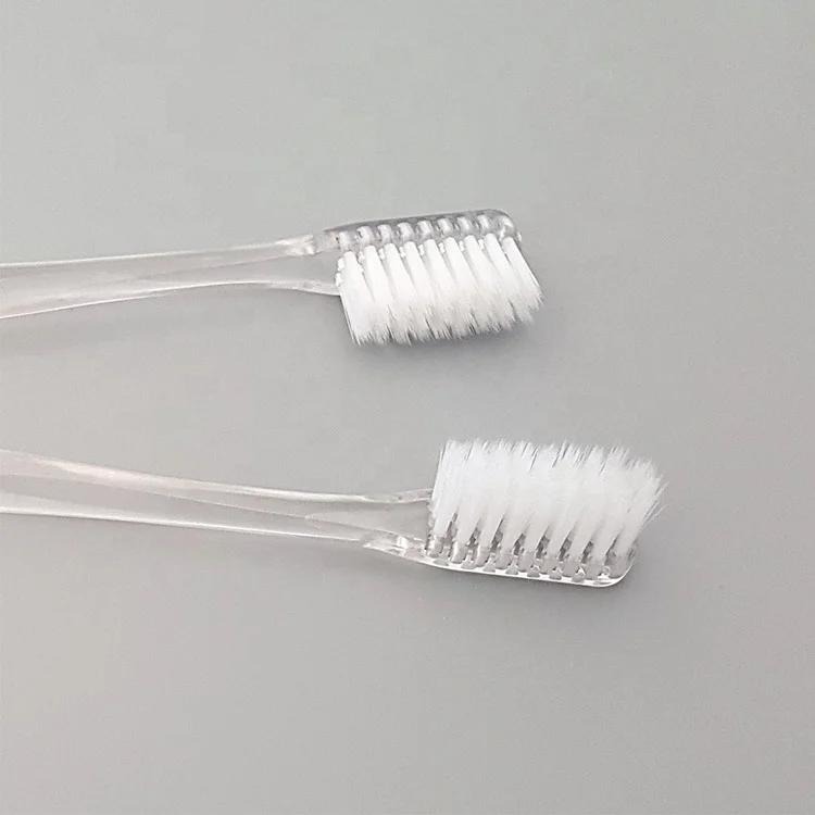 High Grade PETG Material Crystal Toothbrush, Ultra Clear and Transparent, soft charcoal bristles BPA free