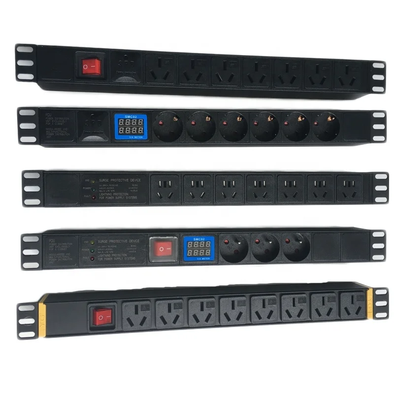 Scoket IEC C19 Intelligent PDU 5 Ways