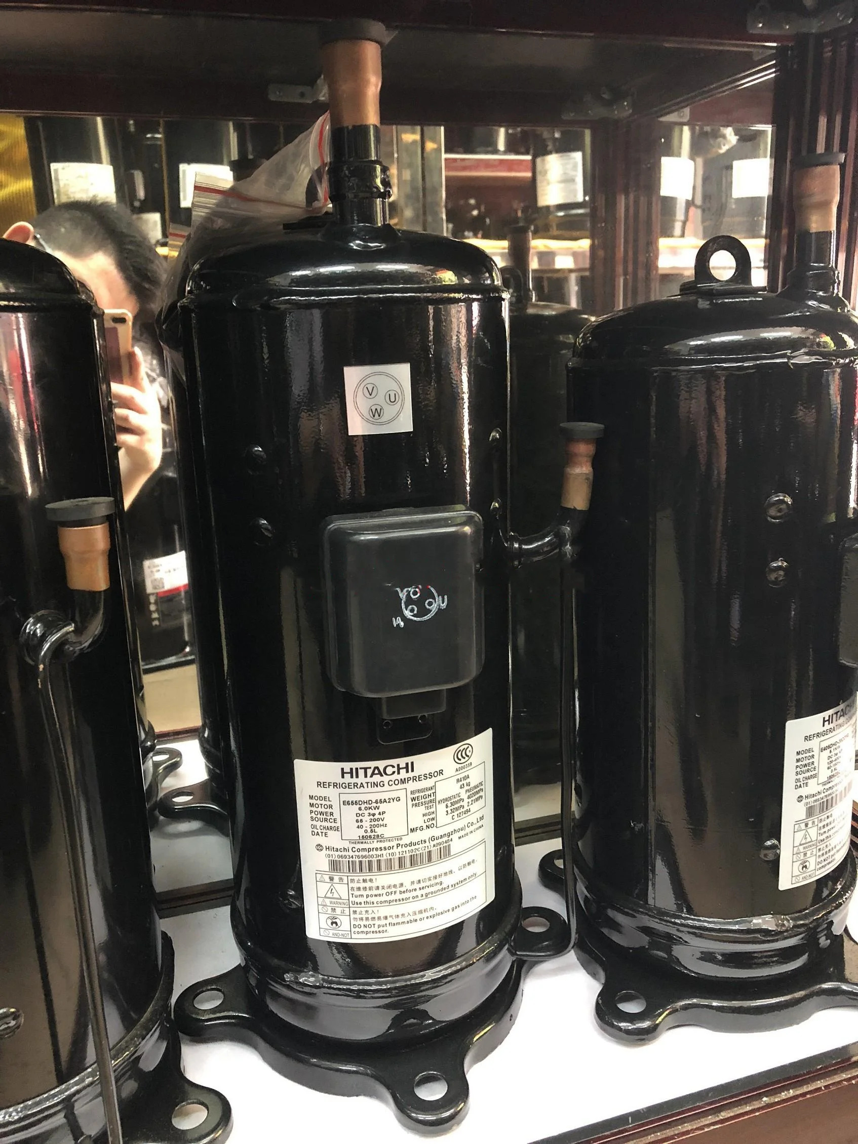 E655DHD-65D2YG высоко компрессор refrigerscion прокрутки постоянный ток 5 тонн кондиционер цена r410a