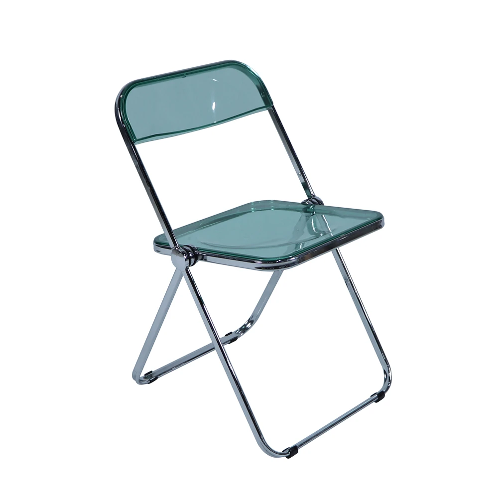 
Wholesale modern clear acrylic PC plastic folding dinning chairs party wedding chair 