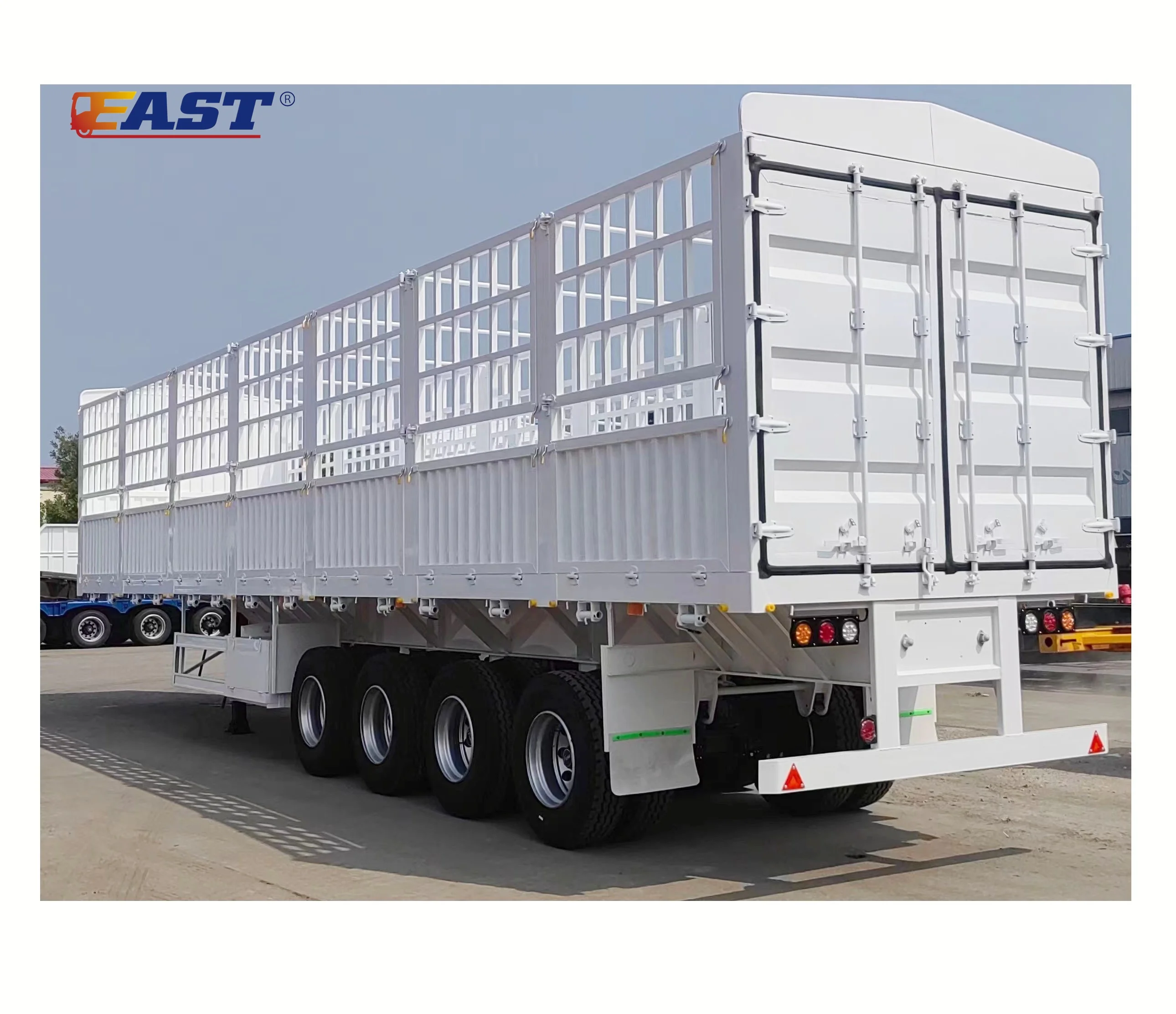 EAST 3 Axles 4 Axles 5 Axles stake fence semi trailer Cargo transport truck Trailer