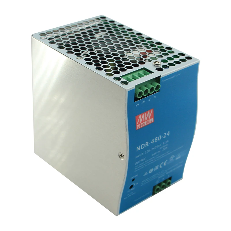 MEANWELL NDR-480-24 Best Portable Power Supply 24v 20a Class 2 Power Supply
