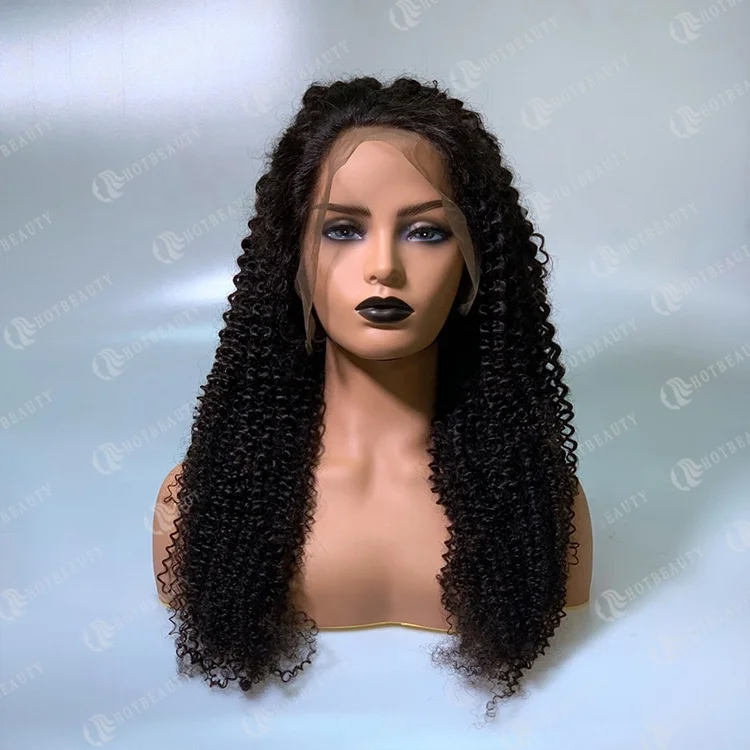 Горячая Красота волос 13х4 Джерри кудри волос сырой вьетнамские девственные человеческие волосы кружева передние парики