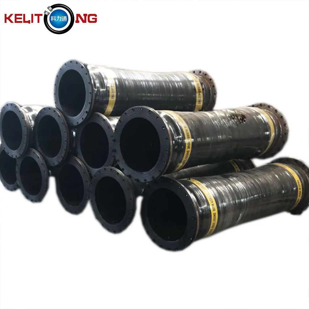 Flexible dredge hose for mud slurry suction and dredging rubber hose
