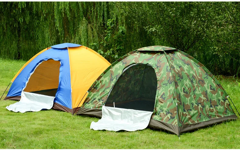 Outdoor waterproof Professional windproof 2 person double layer mountain family hiking Camping tent
