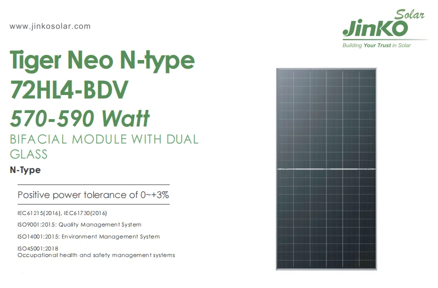 JA/Trina/jinko solar panel bifacial n-type 580w 585w 590w 625w 630w 695w 700w