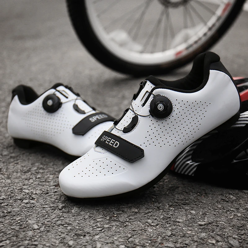 MTB Cycling Shoes Men Speed Racing Road Bicycle Sneakers Mountain Bike Shoes Women Flat Cleats Footwear Outdoor Sport Sneakers