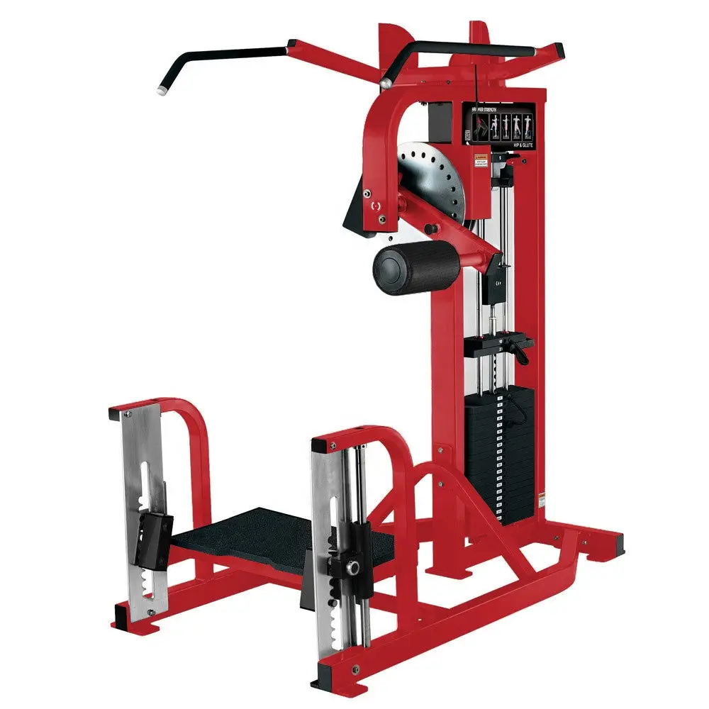 Strength Trainer Pin Loaded Fitness Equipment Hip and Glute Fitness Gym Equipment