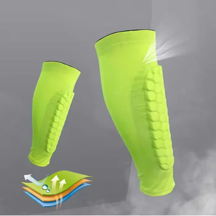 High Quality Shin Guard Sleeve Protector Men Women for Sports Football Soccer Game Leg Shin Pad Calf Protection