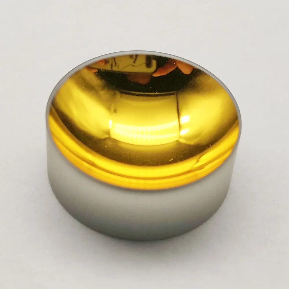 Optical Glass Plano Concave Mirror With Protective Gold Coating, Ravg>97% at IR spectrum