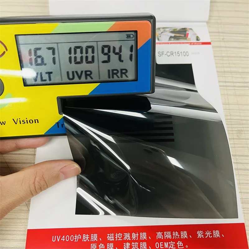 Explosion Proof Safety Car Window Film SF-CR15100 Black 15% Vlt 4Mil Heat Reject 96% 1.52*30M Car/Building Window Glass 3M Film