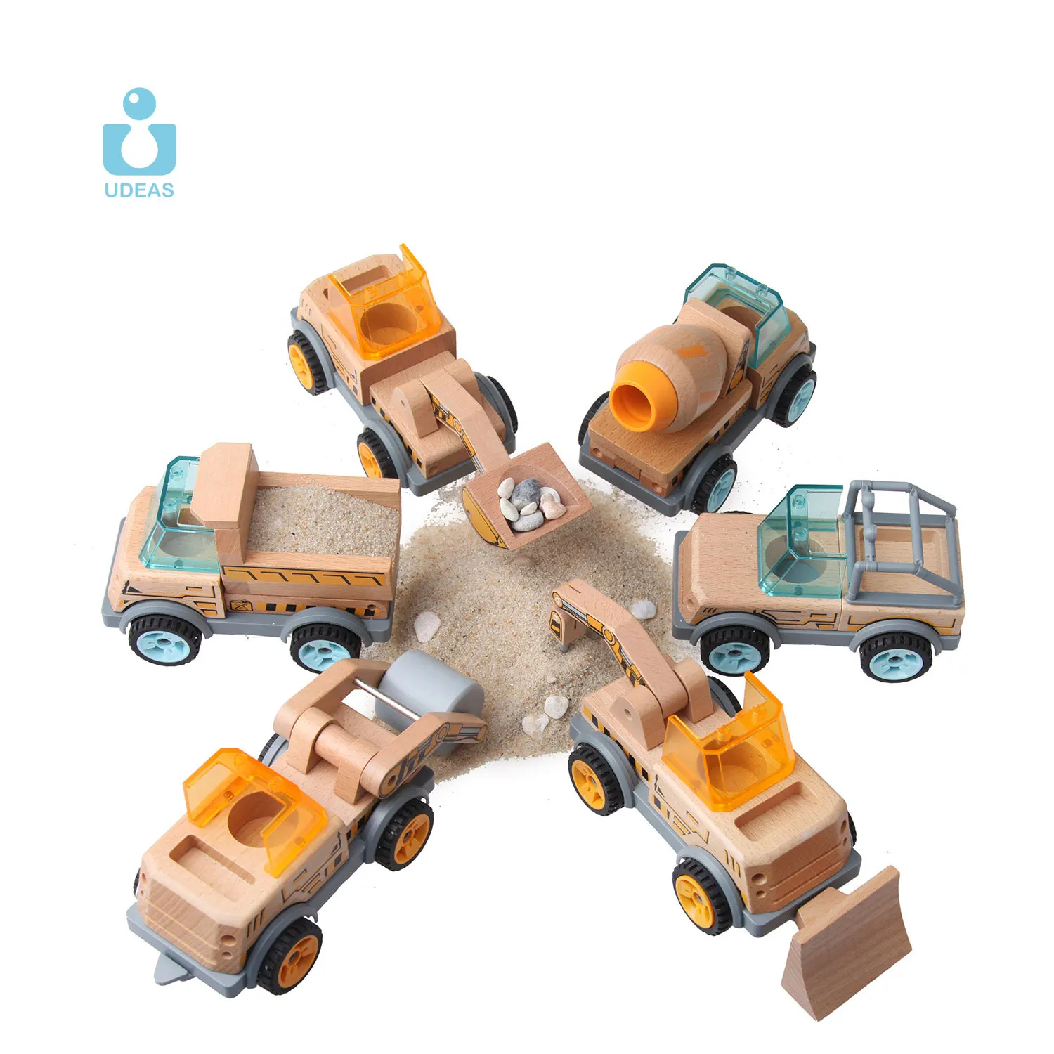 
 Детский инженерный Конструктор Деревянный Лопата грузовик игрушки детский деревянный автомобиль Детские деревянные игрушки автомобили  
