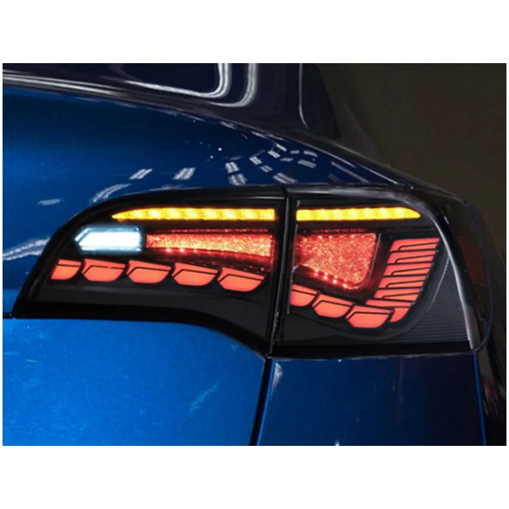 BAINEL  2017-UP Tesla Model 3/Y Retrofitting Rear Tail Light 1077397-00-G 1077398-00-F 1502088-00-B 1502089-00-B