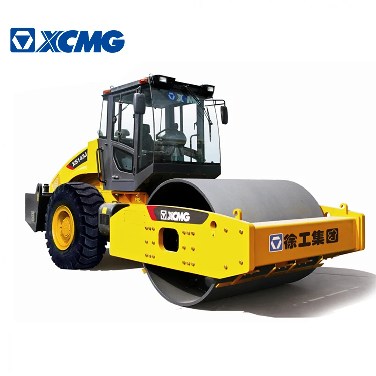 Механический однобарабанный Вибрационный уплотнитель XCMG 14ton дорожный каток XS143J