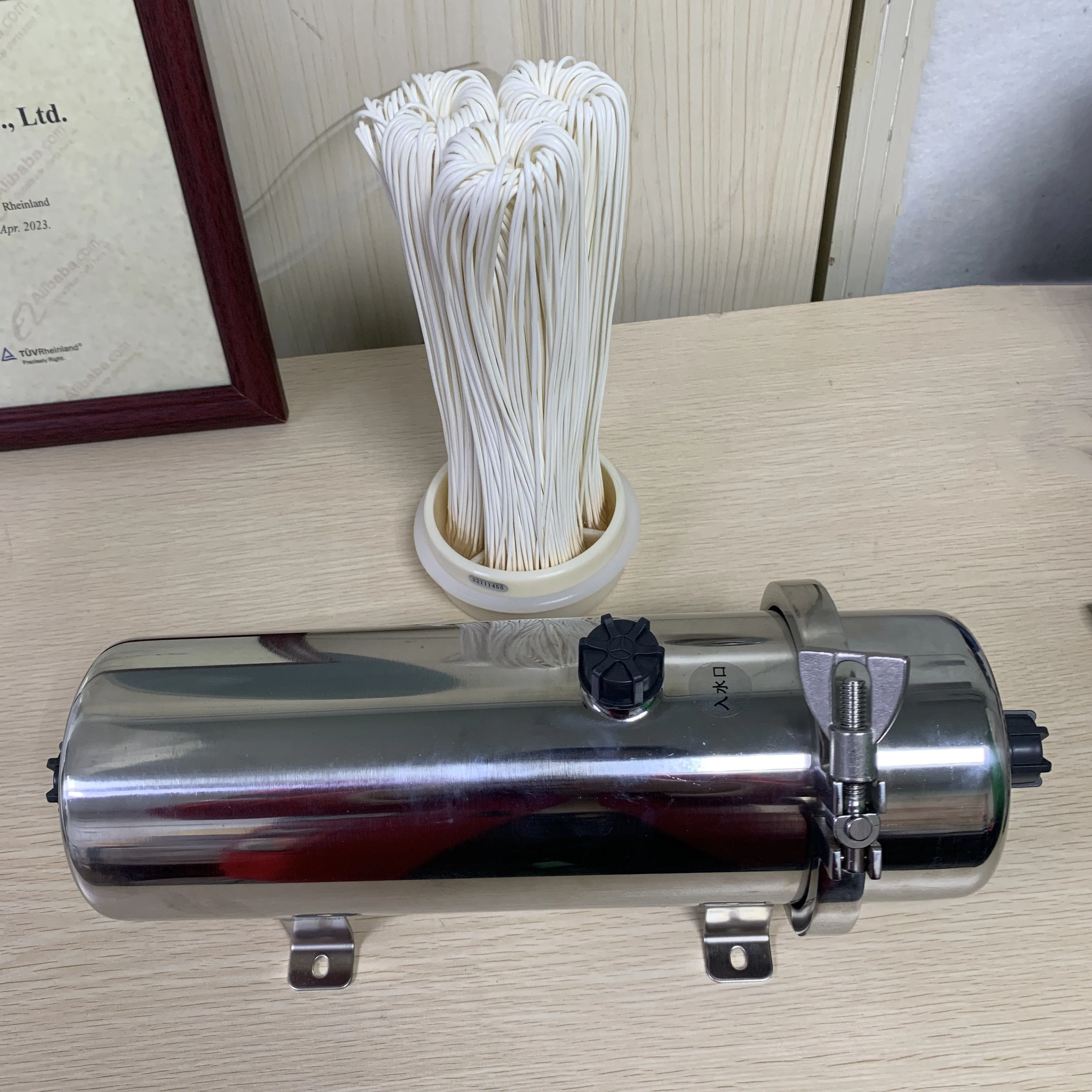 Stainless Steel Pvdf Uf Membrane Housing Hollow Fiber Membrane Water Filter Purifier Oem