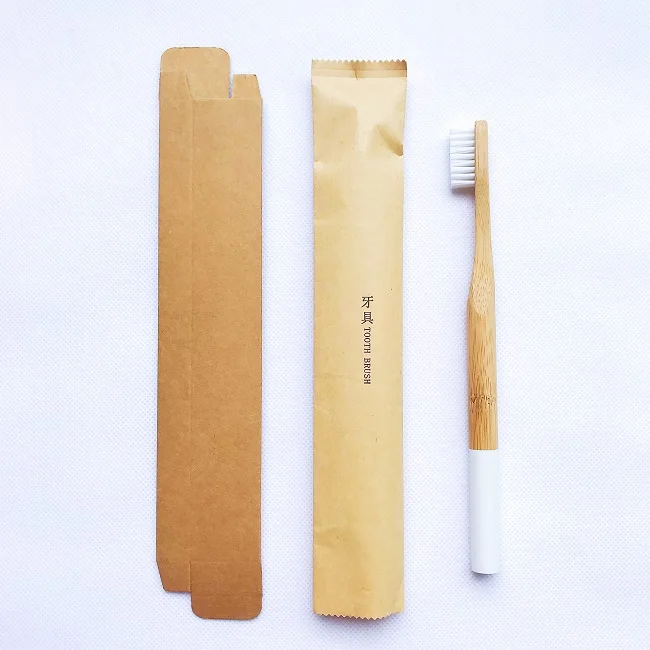 Luxury Top seller Natural Bamboo Toothbrush Nylon Soft Black Biodegradable Ecofriendly Home Hotel Toothbrushes