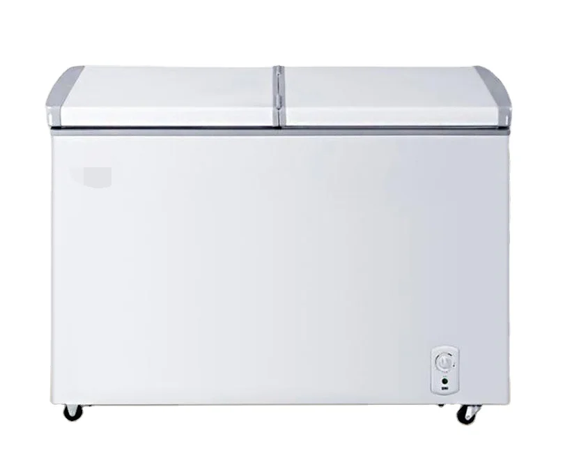 Wholesales  Freezer Commercial Supermarket Top Open Door Chest Freezer With Lock LED Light Single Temperature Big Freezer